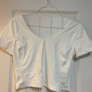 Lulu lemon align tee nwt